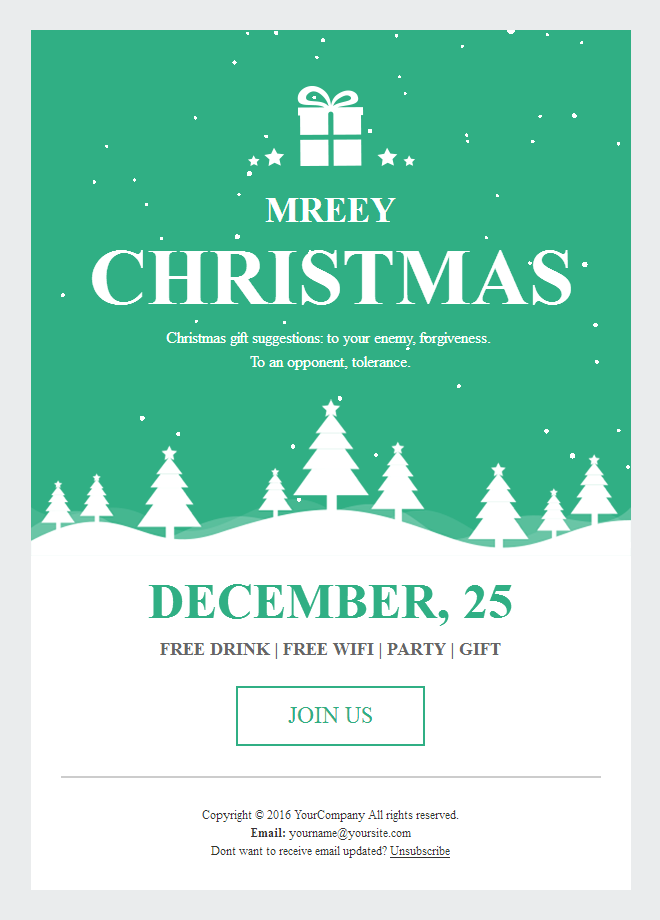 Focussend 邮件营销 EDM营销 Christmas 圣诞节
